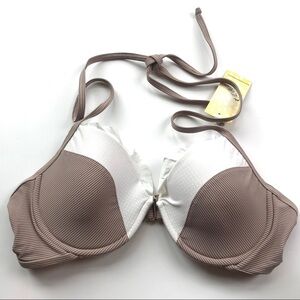 NWT Sun Kitten Swim Bikini Top size L